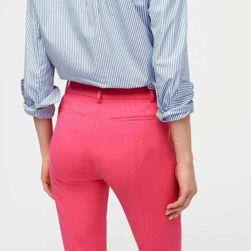 J. Crew - Cameron pant in four-season stretch,  Women's Size 8, Hot Pink